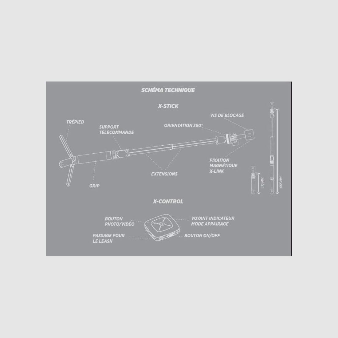 CROSSCALL – X-STICK | Telescopic Stick with Magnetic Attachment, image 3 of 6