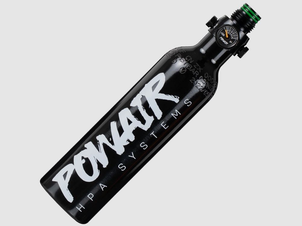PowAir BASIC Series M2 Paintball HP System 02L/13ci (200 Bar) - Aluminium
