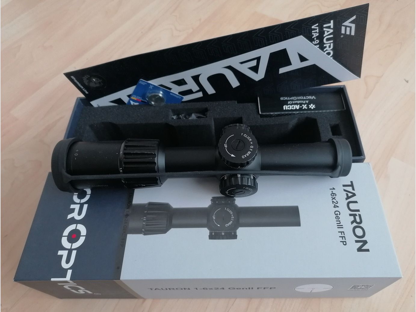 Vector Tauron GenII 1-6x24 FFP - Neu!