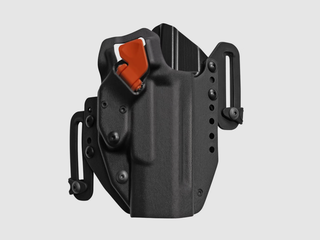 Radar – Holster / Walther PDP 4-5 LTG PRO / OWB / Links / mit oranger Sicherung