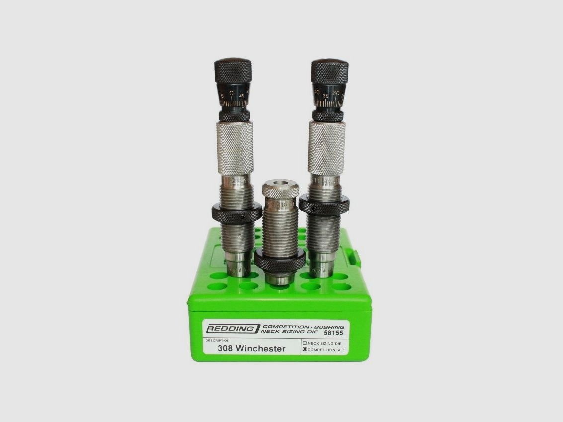 Redding .308 Win. Competition die set incl. Titanium Nitride bushing