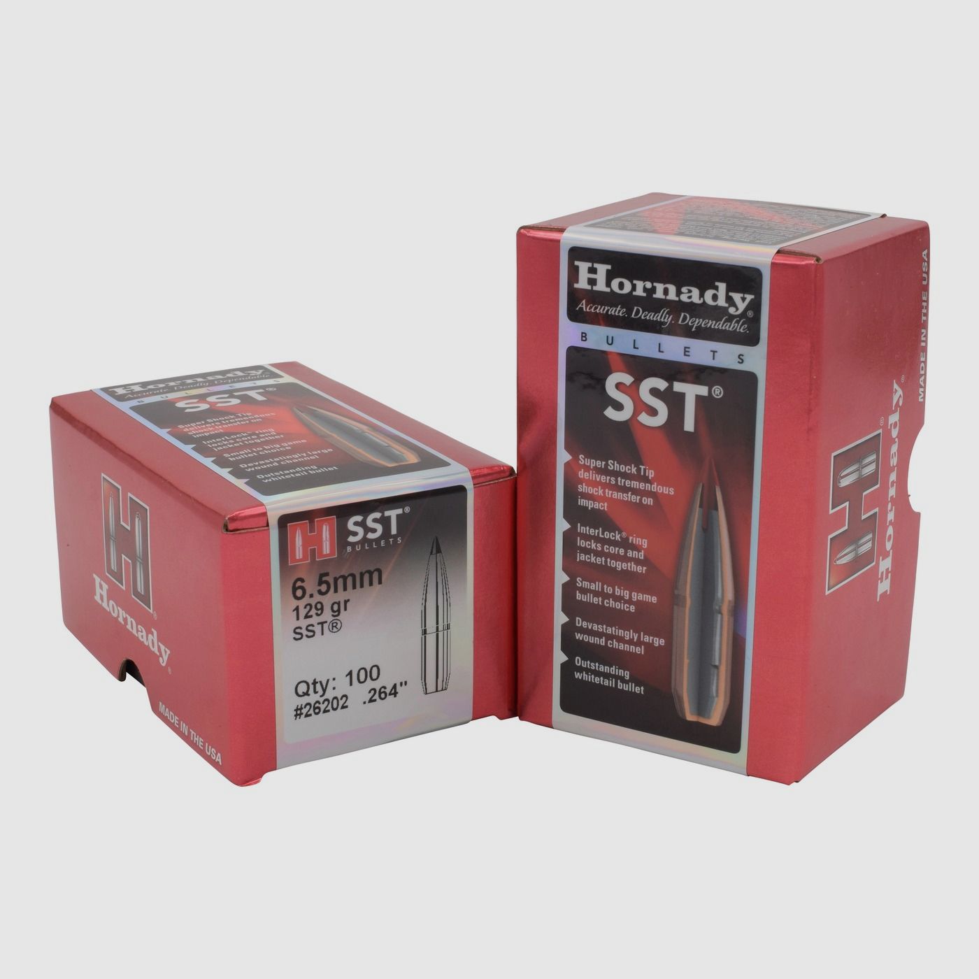Hornady BULLETS 6,5MM /.264 129GR SST – 100 szt.