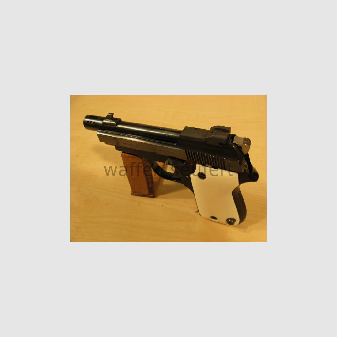 Unique L pistol elegantly refined