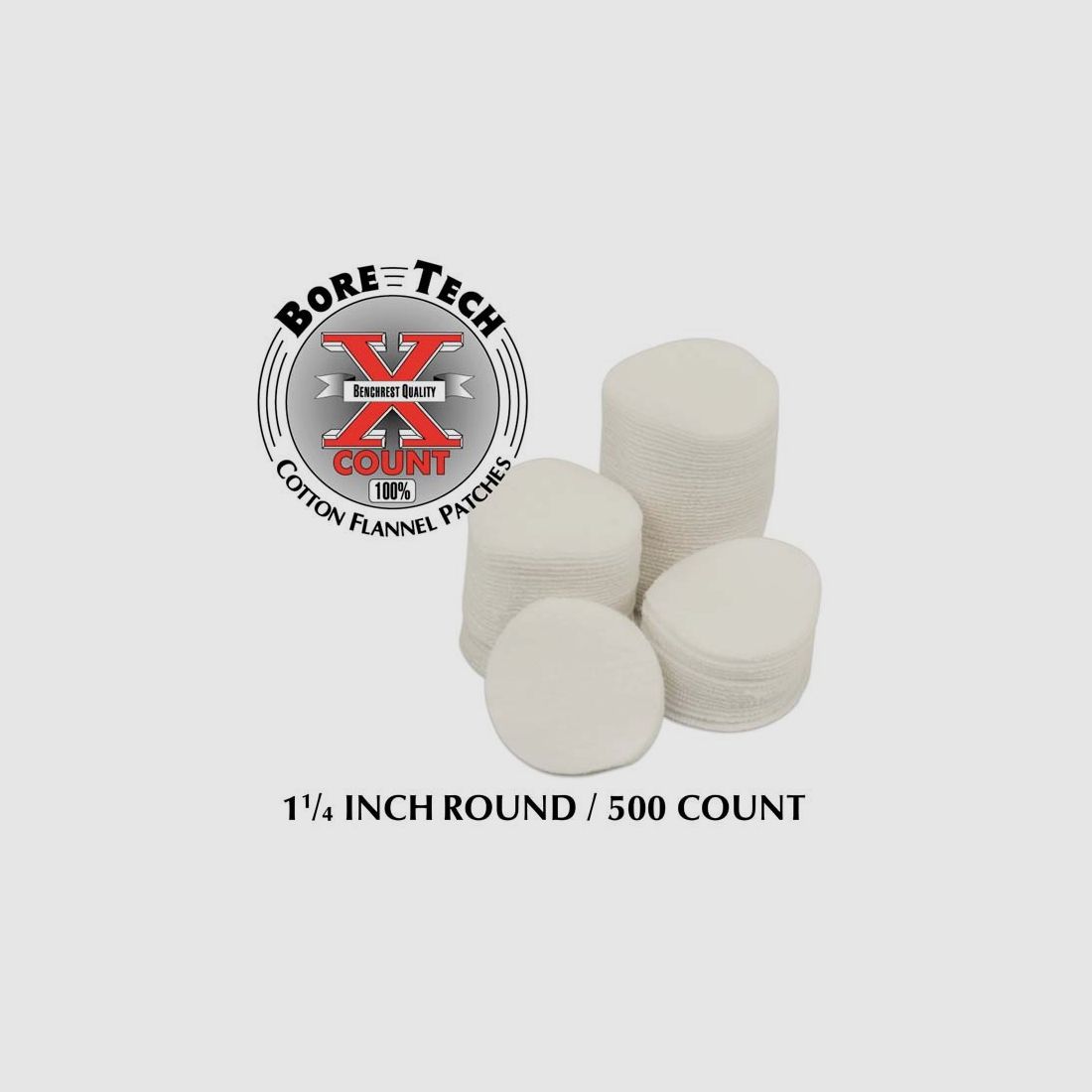BoreTech Cleaning Patches Circular 1 1/4" – 500 pcs., image 5 of 5
