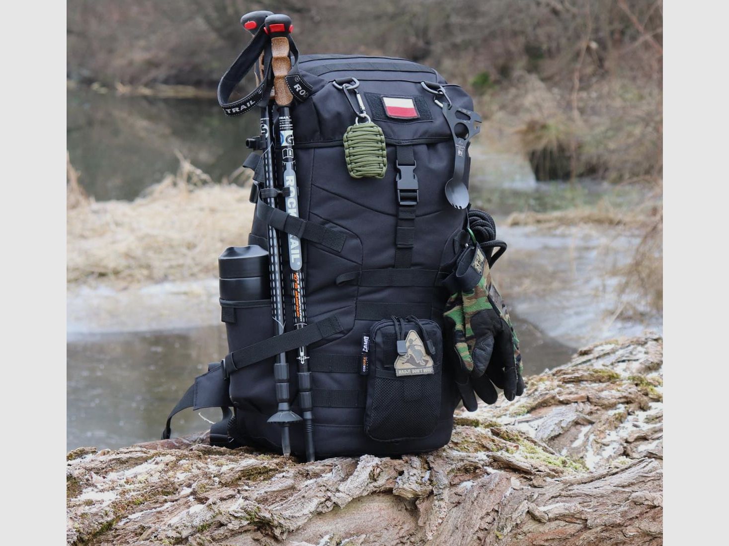 CAMO Crux-rugzak (30L) - Groen (PL-CX-BP-OG), afbeelding 7 van 9