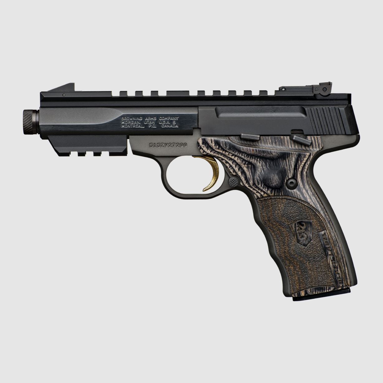Browning Buck Mark Micro Black Label (Suppressor Ready Threaded) Halfautomatische Pistool