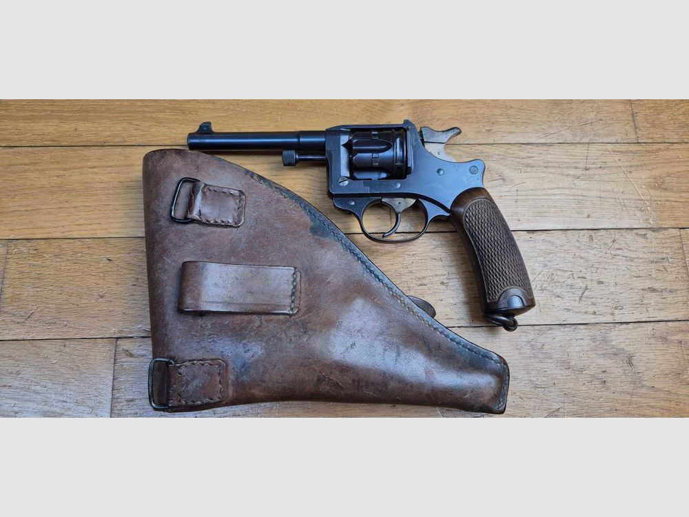 Bel revolver regolamentare modello 1892 – Comune ma mitico – Apice del revolver regolamentare Made in France – Calibro 8mm92 – Mono-matricola – Arma del 1910 – Bella meccanica – Bel canna – Fondina modello 1915 della Grande Guerra – TBE +, immagine 31 di 31