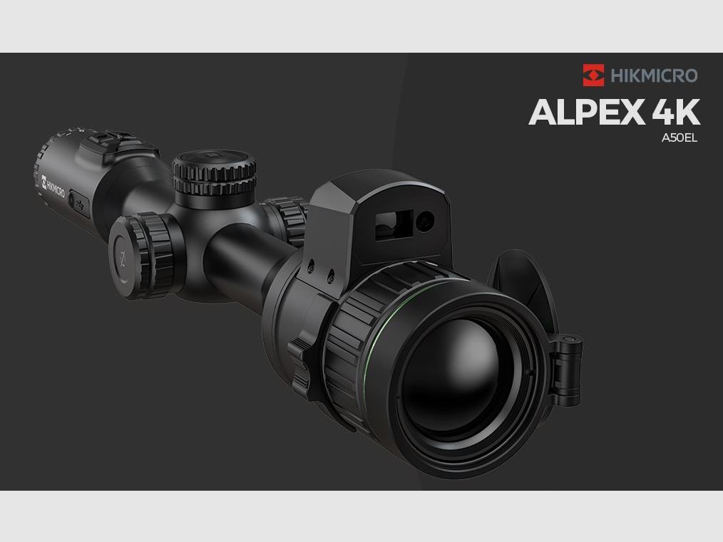 Hikmicro Alpex 4K A50EL LRF lunette de visée jour et nuit., image 5 sur 10