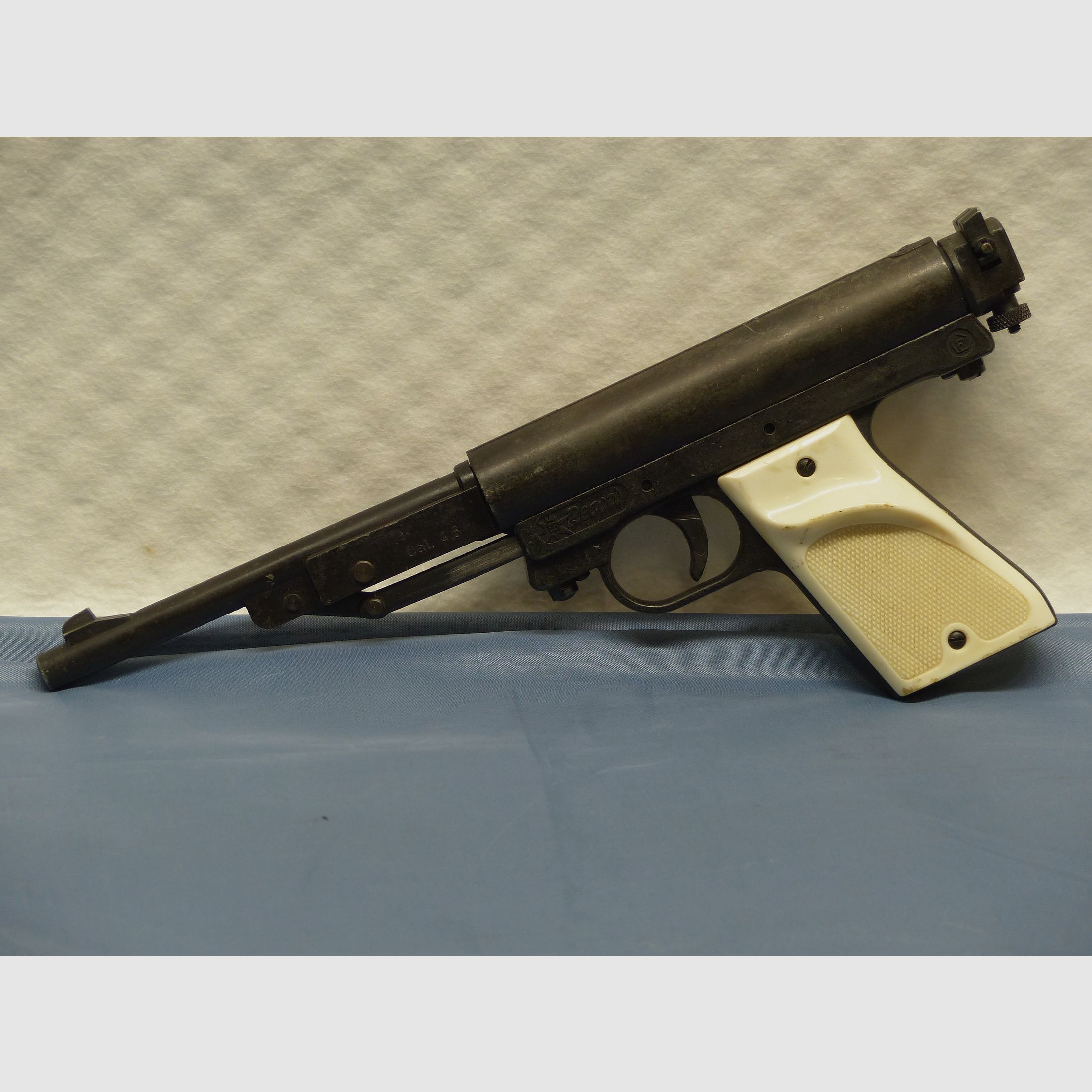 Lote 3x pistolas de aire Record Cal. 4,5/.177 Diabolo perno años 70 y 80, imagen 4 de 8