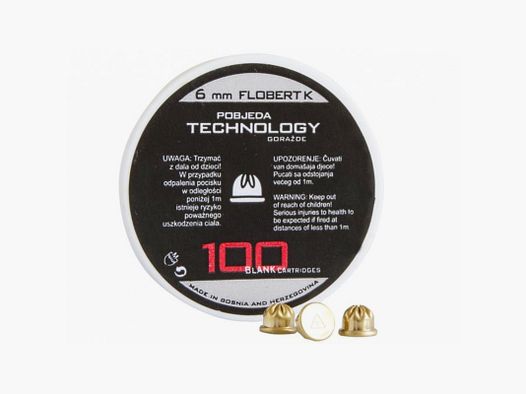 MAXXTECH 6MM FLOBERT A BLANC X100