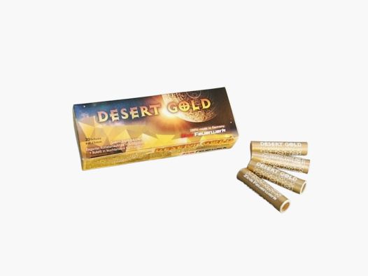 Zink Desert Gold 20er Pack Goldglitter + grünes Buketts