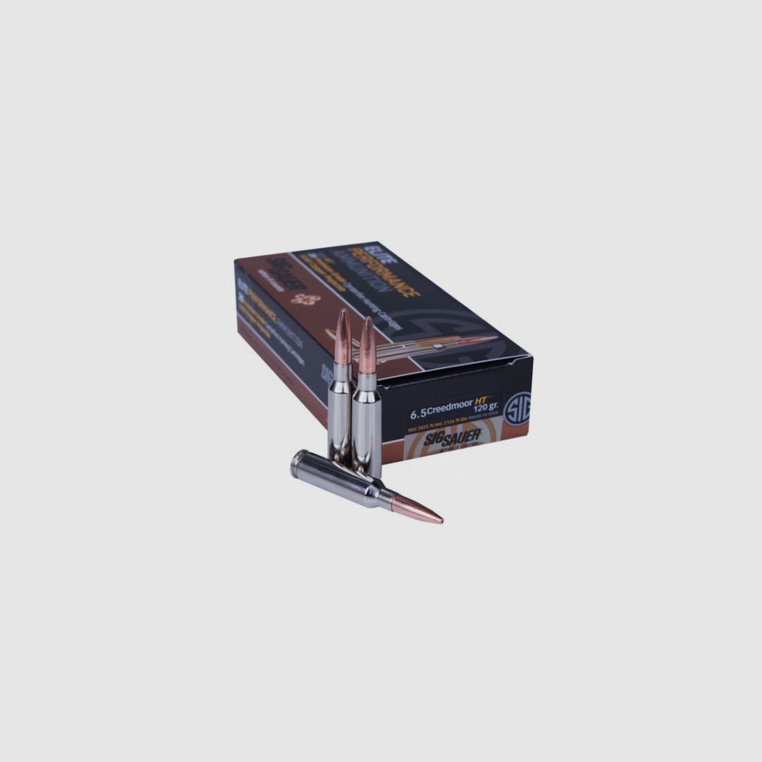 SIG SAUER 6,5 Creedmoor HT , 120gr Elite Series Copper Hunting , 20 cart., Bild 1 von 2