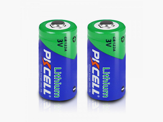 PKCELL LITHIUM BATTERY CR123A - 3V - 2 PIECES - 16340