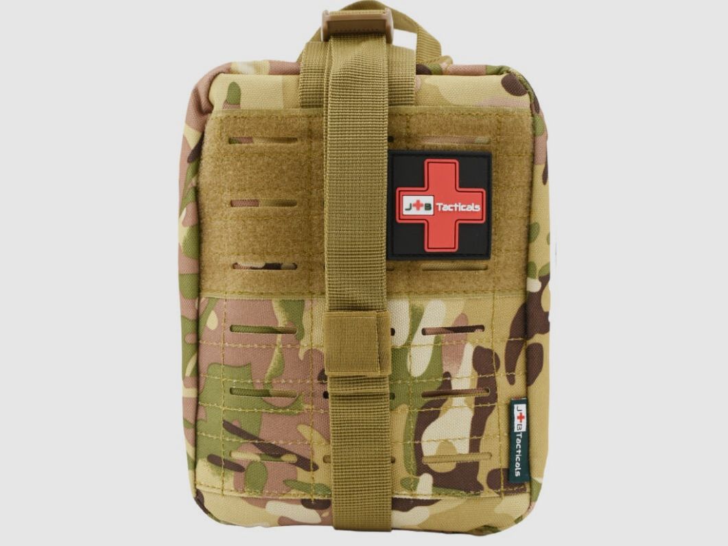 JB tactical – Taktischer Erste-Hilfe-Kasten IFAK II NATO-Standard – TCCC-konform (17 Teile) – Multicam, Bild 17 von 17