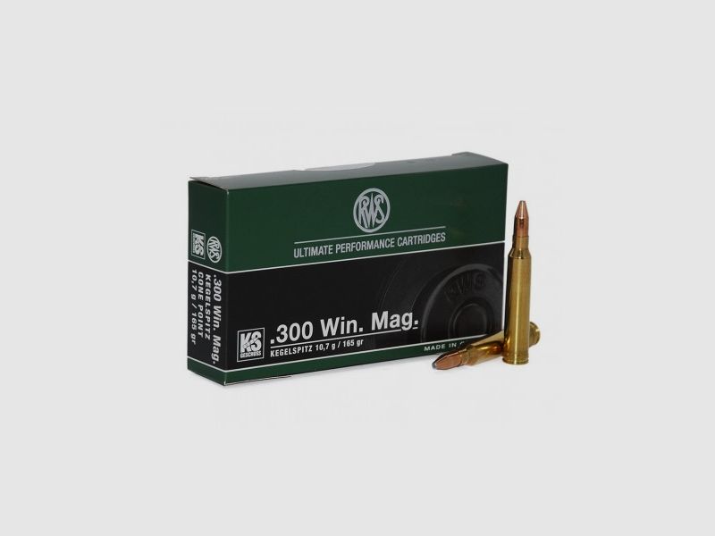 RWS 300 WIN. MAG. Geschosse KS 165 gr