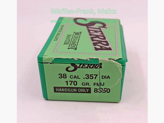 Sierra Bullets, Santa Fe FFW balas .38 (.357)