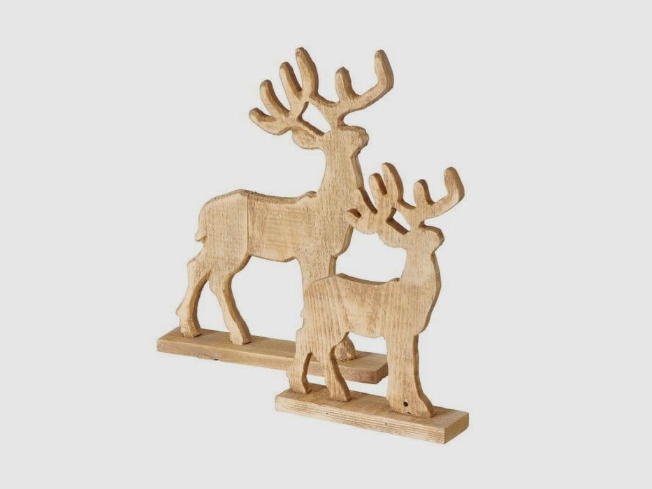 LivingActive Ilver Figur Hirsch 2 tlg. Set