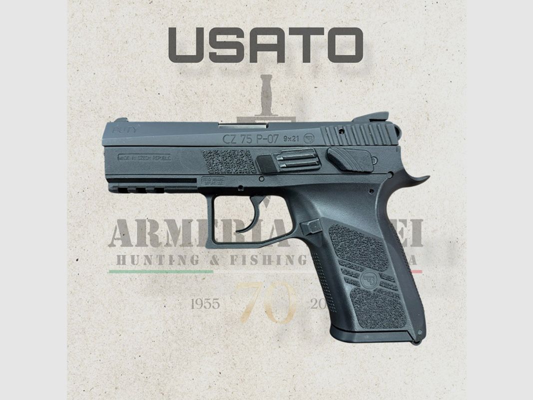GEBRAUCHT – PISTOLE – CZ MOD. 75 P-07 DUTY Kal. 9×21, Bild 1 von 5