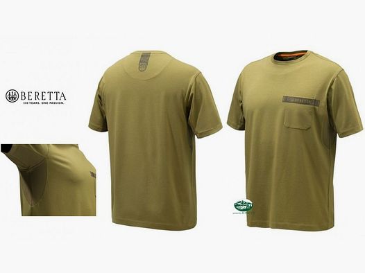 BERETTA T-Shirt Tactical Flat Dark Earth TS931
