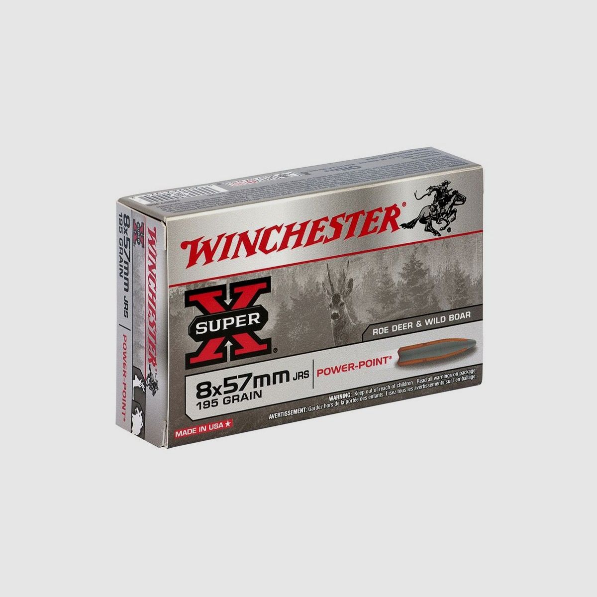 AM.KUL. 8x57JRS WINCHESTER 195GR PP (1 sur 20 pièces), image 1 sur 7
