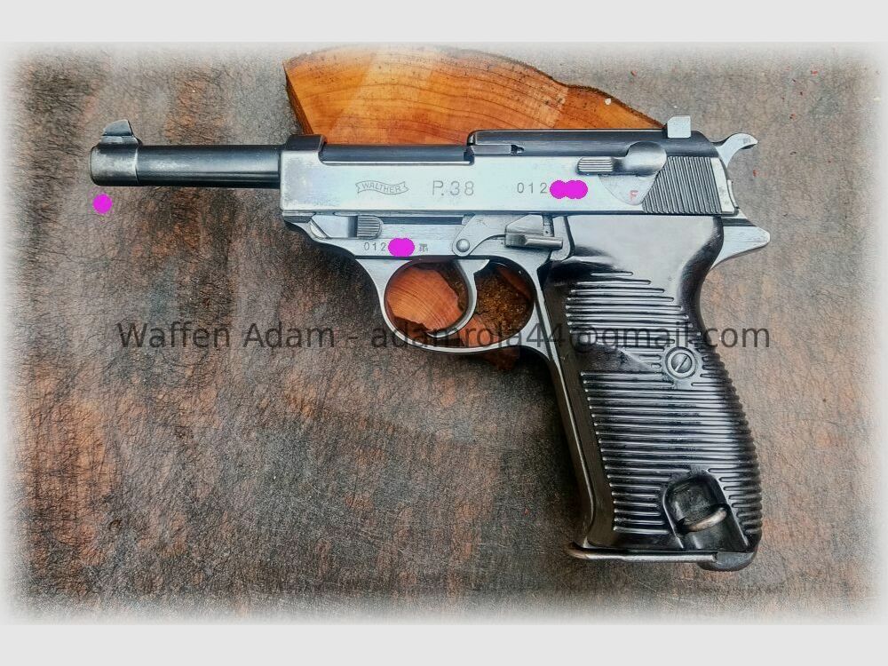 Carl Walther Zella Mehlis P.38 Nullserie, Var. III