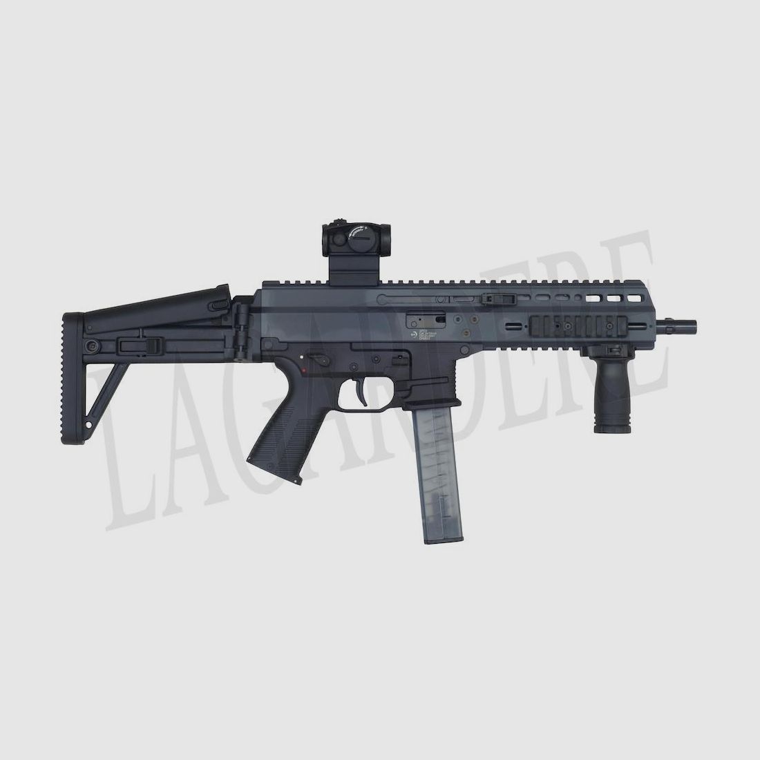 B&T APC9 P PRO SNIPER GREY VOUWBAAR VOORRAAD (SEMI-AUTOMATISCHE SUBMACHINEGEWEER)