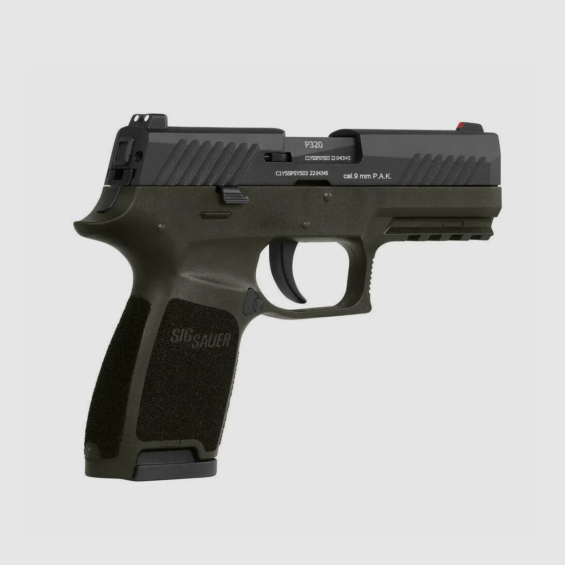 SIG SAUER P320 OD-GREEN SCHRECKSCHUSSPISTOLE IM KALIBER 9 MM P.A.K.