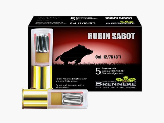 Brenneke 12/76 Ruby Sabot 28.0g/432grs.