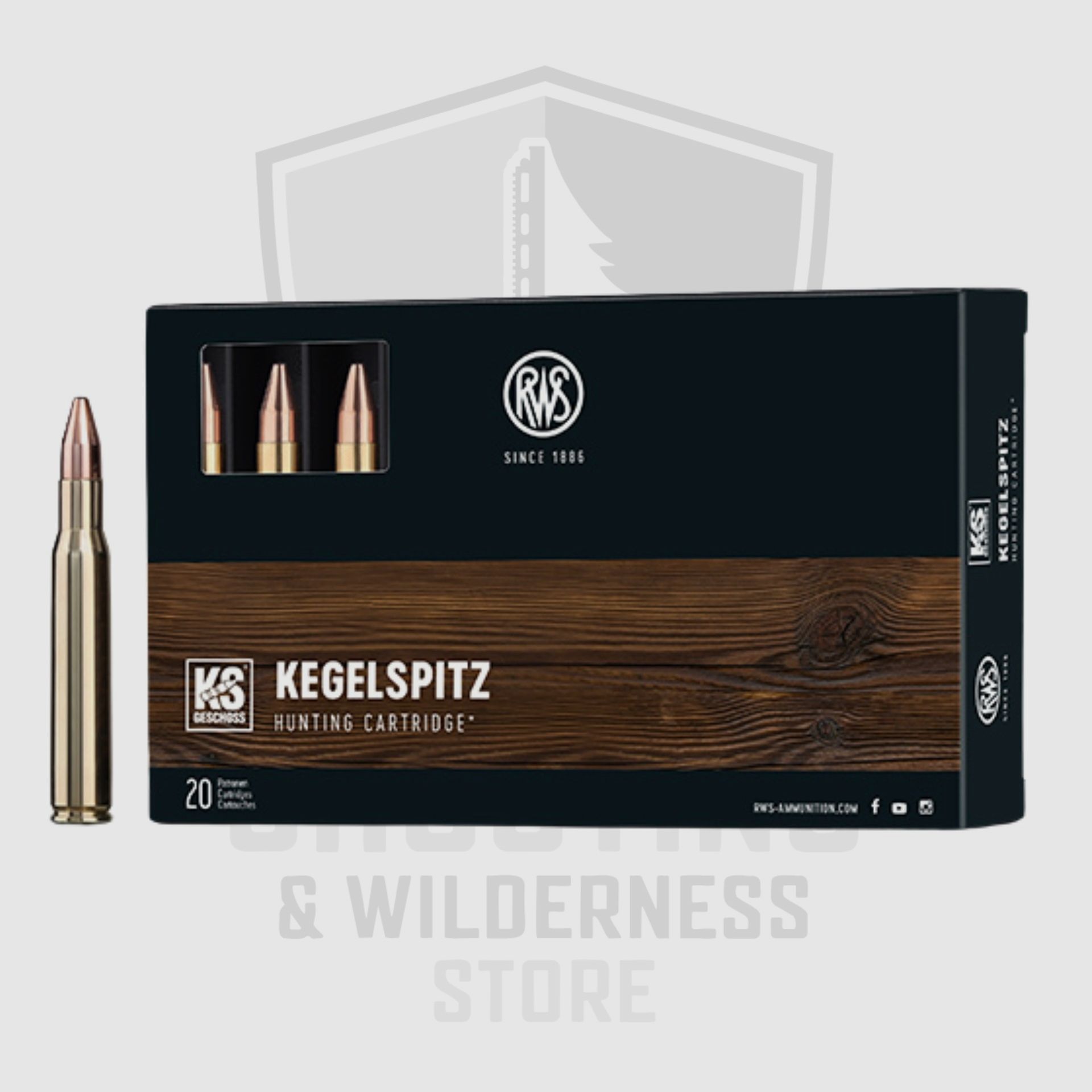 RWS Kegelspitz .30-06 10.7g/165gr 20 Schuss, Bild 2 von 2