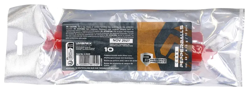 UMAREX PALLA PEPPER CON NUCLEO IN ACCIAIO P2P CAL. 68, immagine 2 di 4