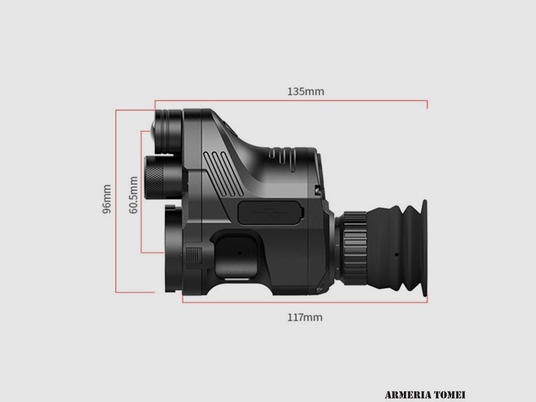 NIGHT VISION SCOPE – PARD – CLIP ON NEW VERSION 2020 WITH BUILT-IN OLED SCREEN, image 4 of 5