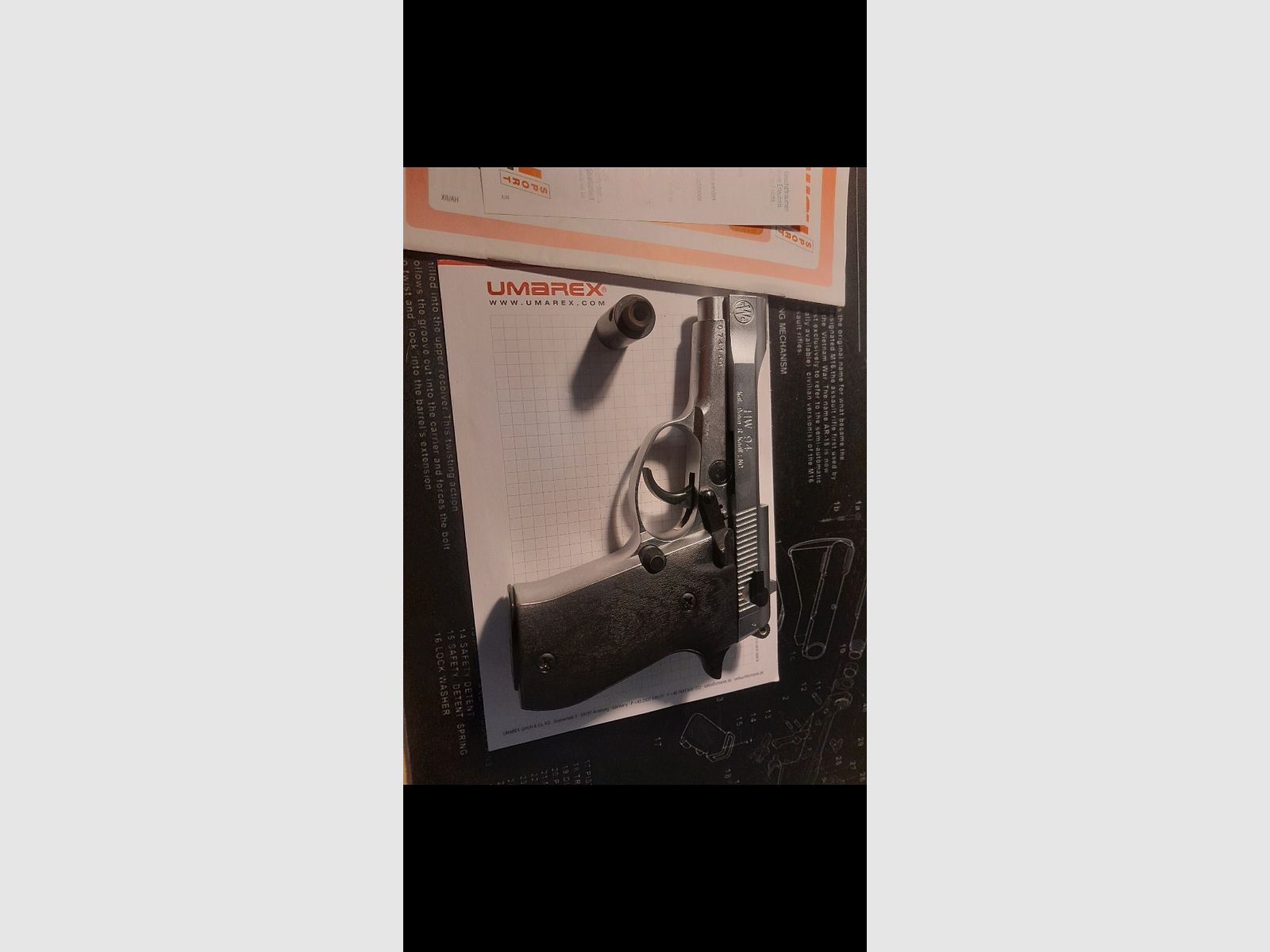 Weihrauch Hw 94 stainless 9mm rk