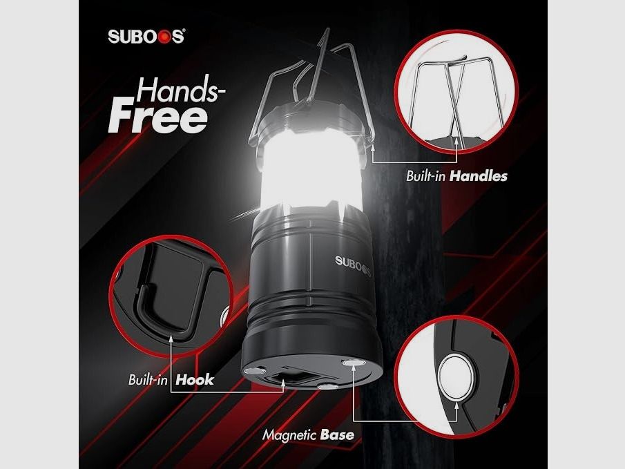 Batteriebetriebene LED Camping Laterne