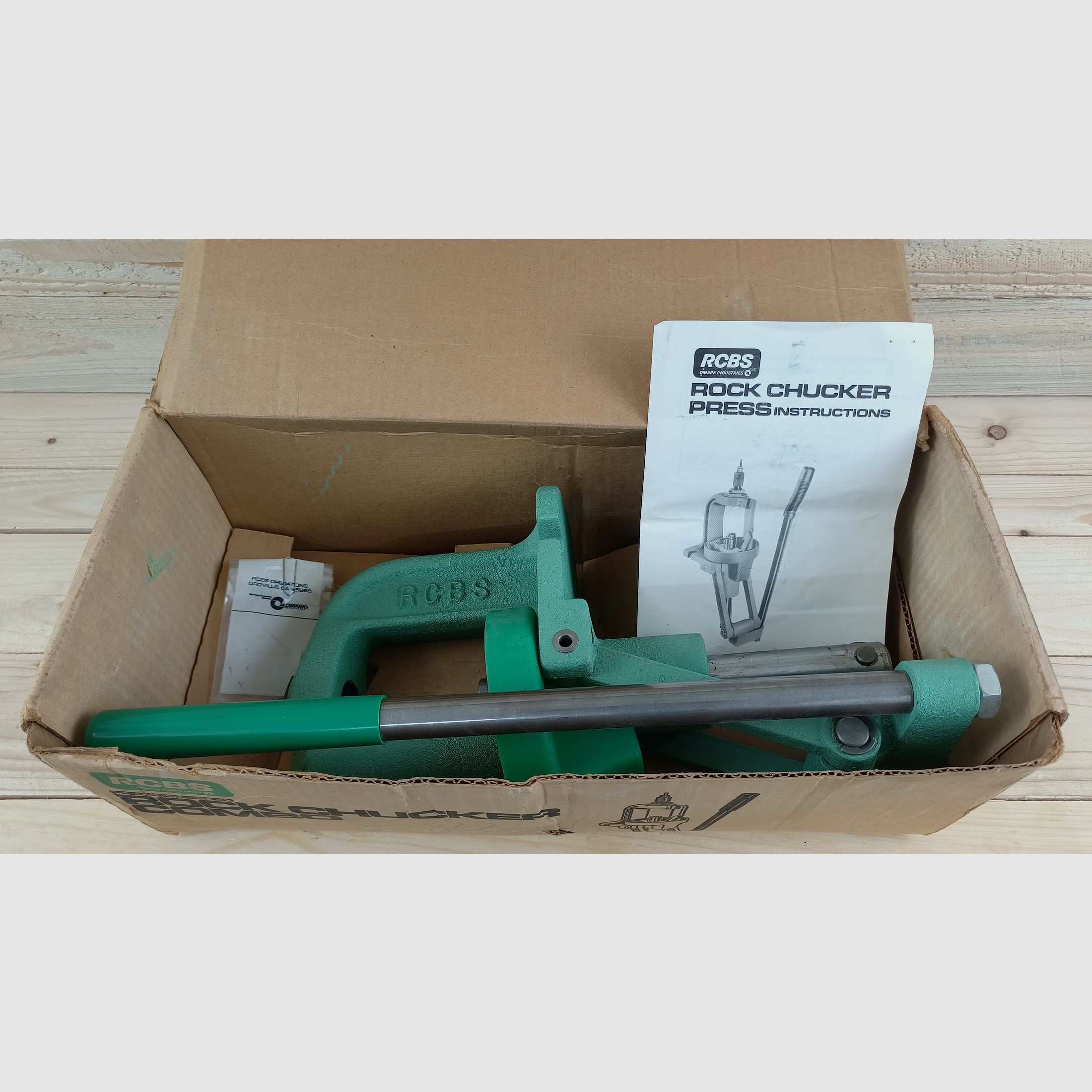 RCBS Set completo Rock Chucker, .357 Magnum e 9mm Luger *set top*