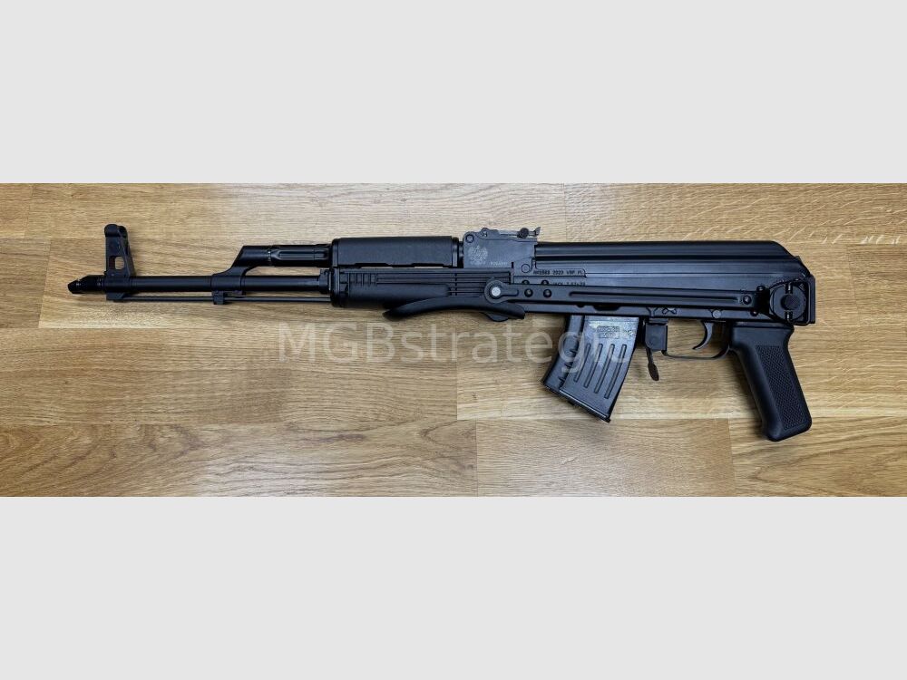 WBP Jack - półautomatyczna karabina 7,62x39 - system AKM AKMS AK47 AK74 z składanym kolbą - można zamontować bagnet - wyprodukowano w Polsce - cywilna lufa Radom, zimno kuta, kuta i twardo chromowana