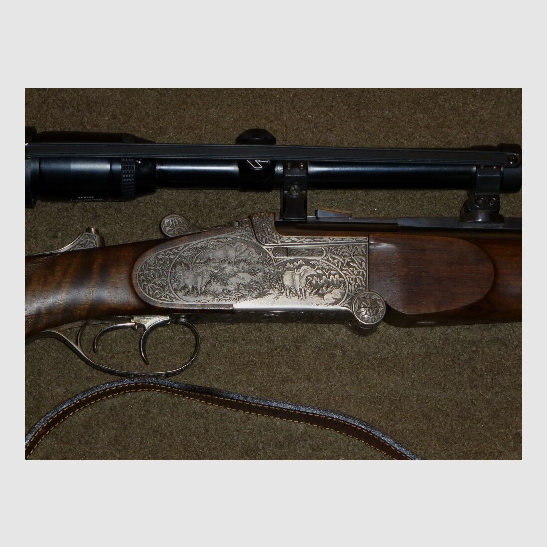 Otto Baier KS 88, left-handed, caliber .416 Rigby, 6x70R