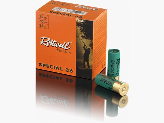 ROTTWEIL SPECIAL 36 - 12/70 - 3,0MM - 36G. - 25 PATRONEN