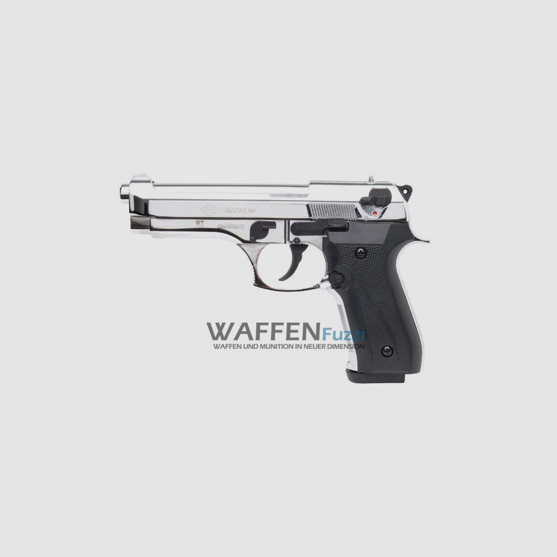 Ekol Magnum blank firing gun 9mm chrome