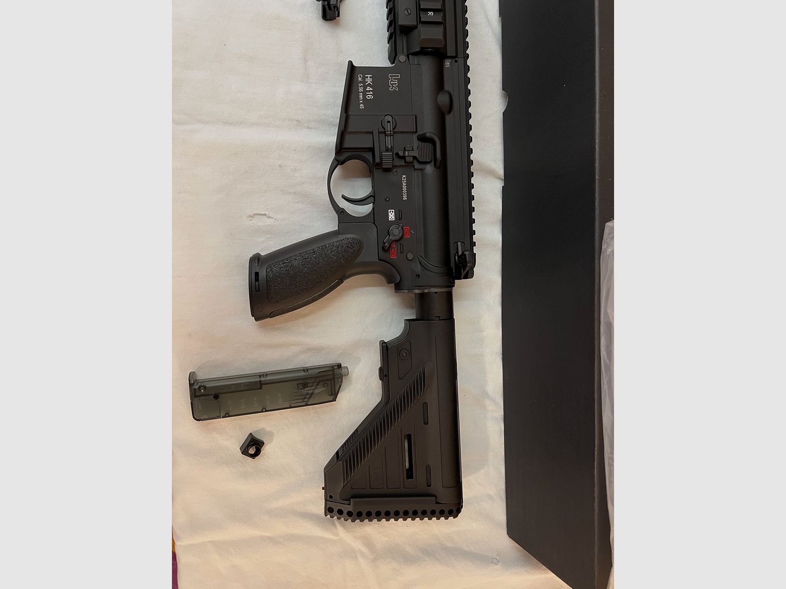 Umarex VFC Heckler & Koch HK416 A5 Airsoft Vollmetall Gas-Blow-Back 6mm BB nero - Generazione 3 nuovo leggermente graffiato handguard NP 650€