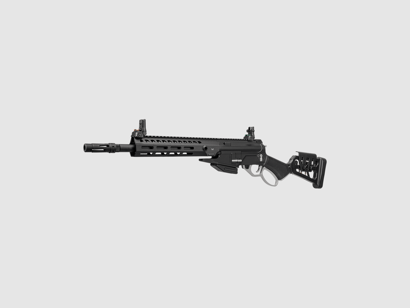 LevAR PLATA Gas Powered Lever Action Rifle with Aluminum Handguard in Black -F- | G&G, image 6 of 8