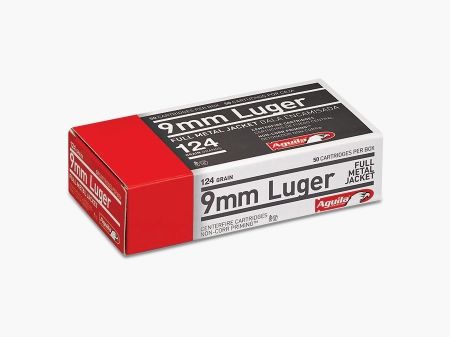 Aguila Standard 9mm 124GR FMJ 50 cartucce