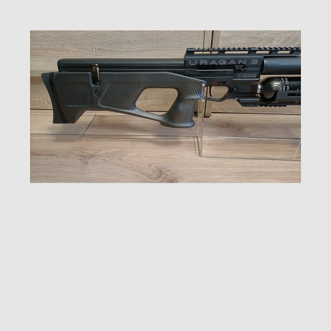 Wiatrówka PCP AIRGUN TECHNOLOGY URAGAN 3 – lufa 700mm. osada Carbon, zdjęcie 4 z 5