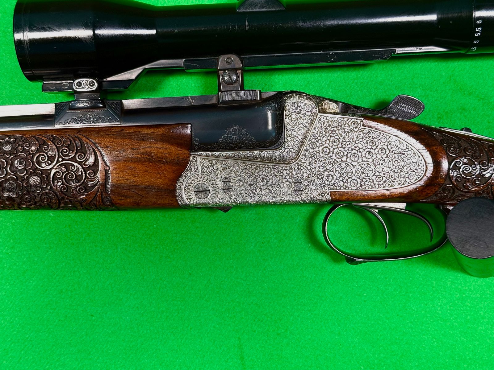 Exclusive unique piece break-action rifle 6.5x57R & 16/70 1 of 1!