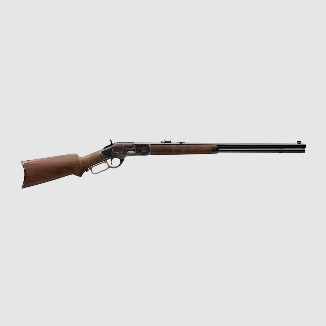 Winchester 1873 Sporter Octagon Pistol Grip Color Case Hardened (MIROKU MANUFACTURE) In Stock