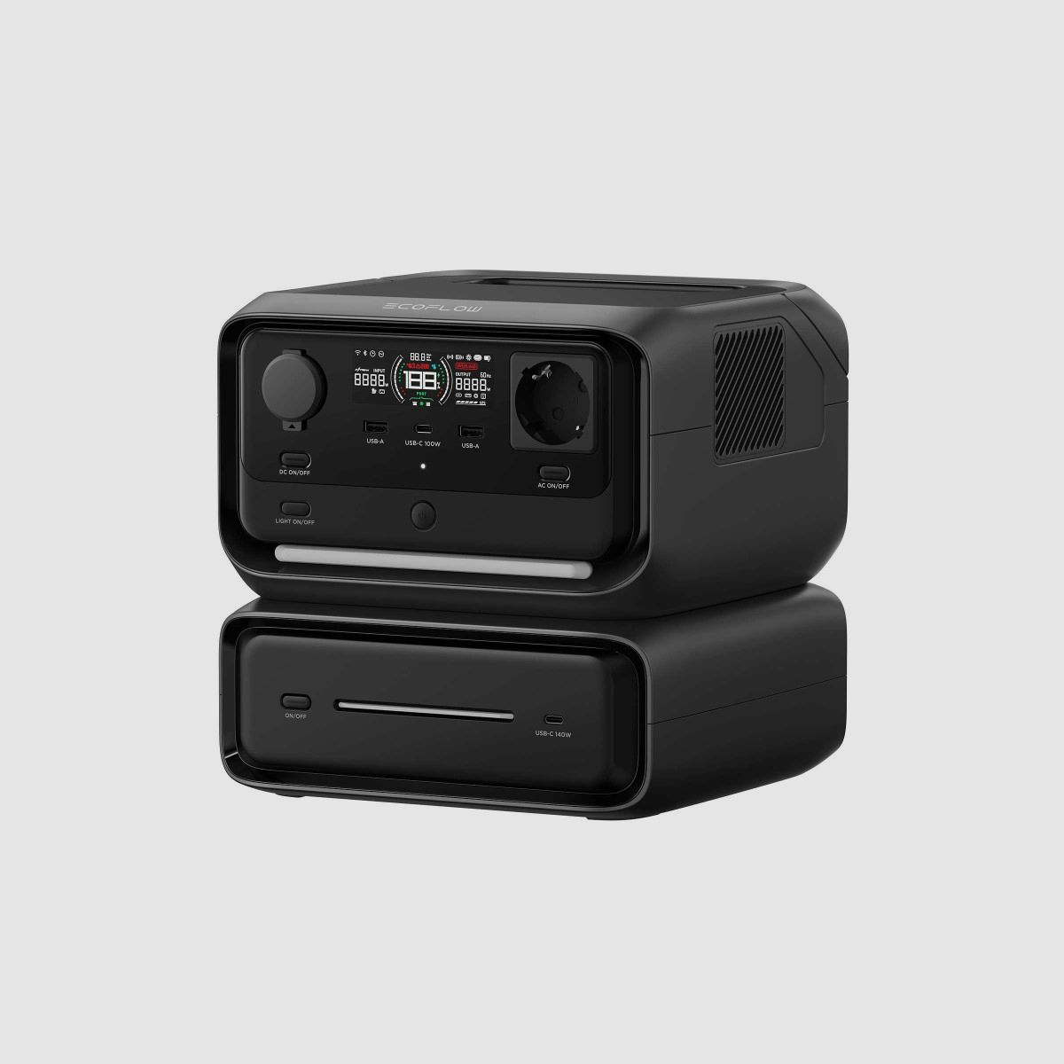 EcoFlow RIVER 3 Max – Elektrische Station met een capaciteit van 572 Wh en EB300 ECOFLOW