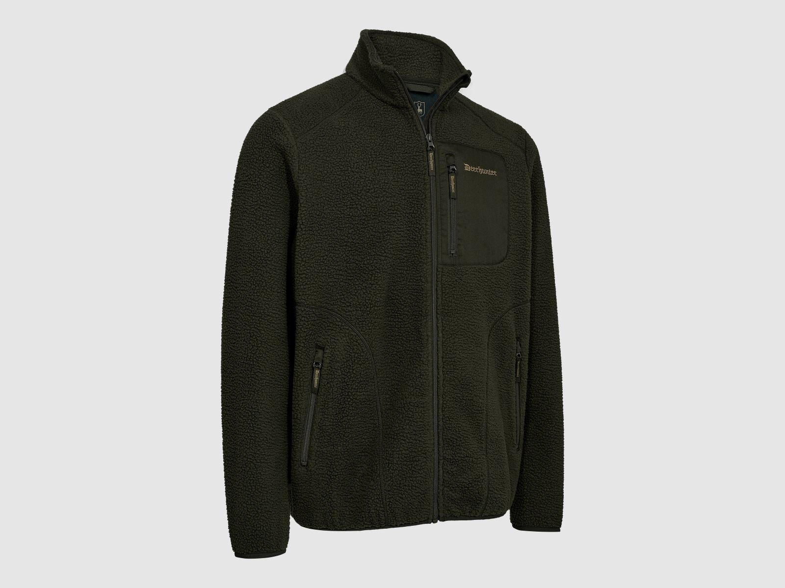 Atlas Fleece Jacke - Forest Green – Größe: 2XL