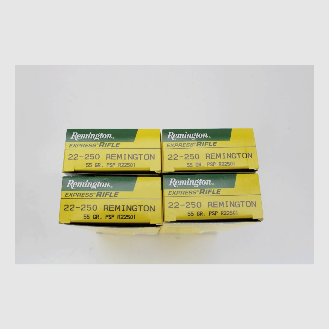 80 Schuß Remington .22-250 Rem mit 55gr. PSP 4x20er Pack