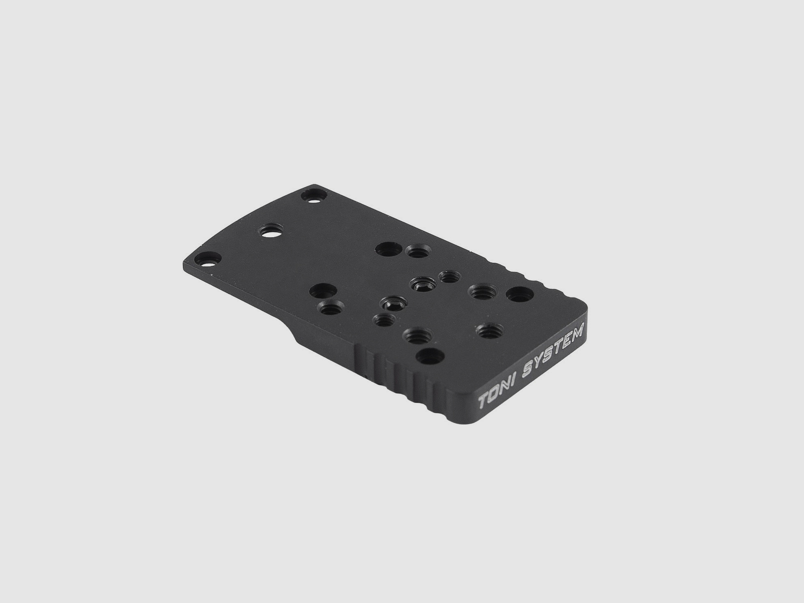 Red Dot Schwalbenschwanz-Grundplatte (Typ B) für Infinity - TONI SYSTEM / Red dot dovetail base plate (type B) for Infinity  - TONI SYSTEM *  ITEM CODE OPXINF2B