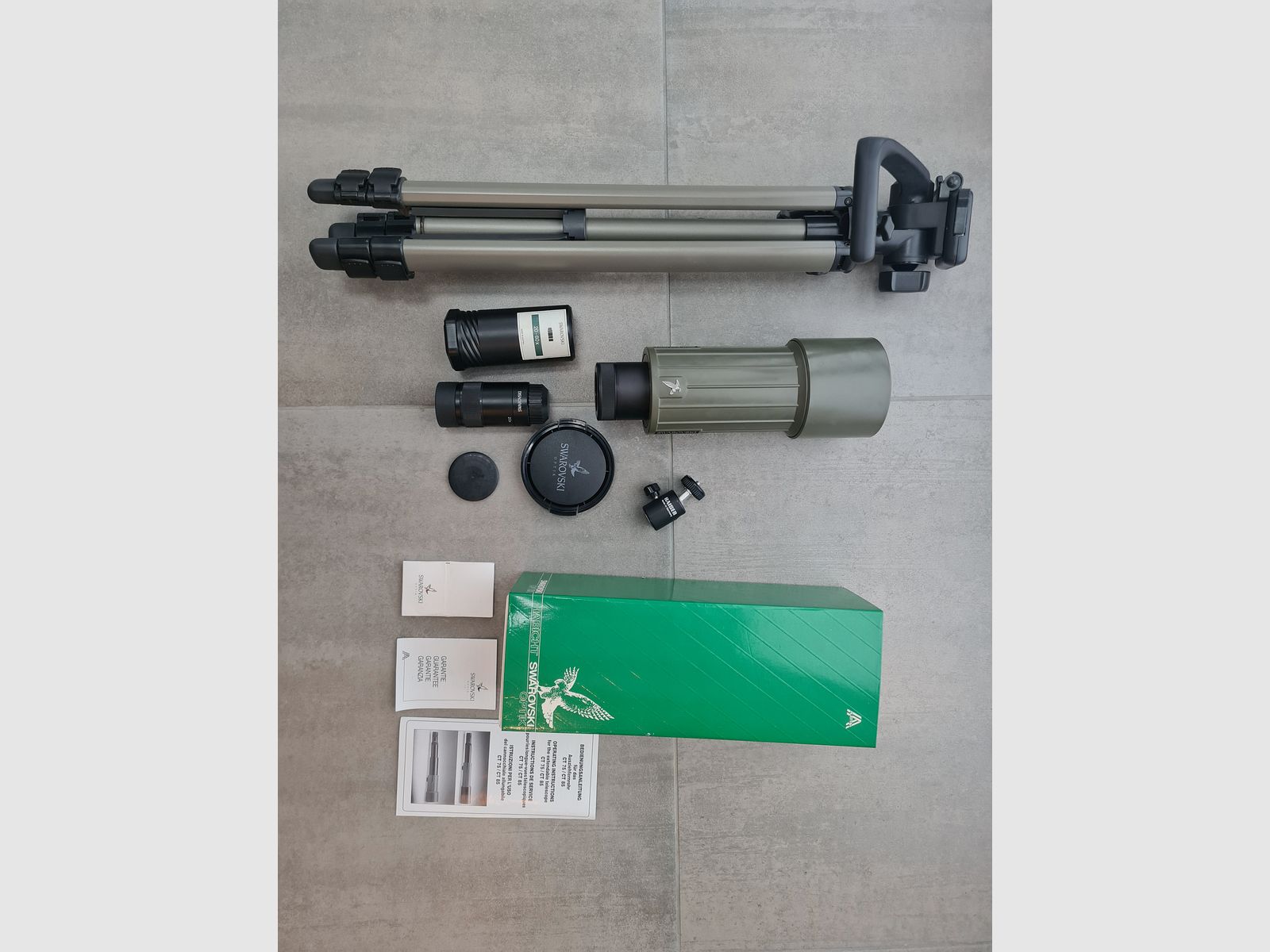 Swarovski Habicht CT 85 Spektiv – Profi-Set inkl. 20-60x Zoom, OVP & Stativ