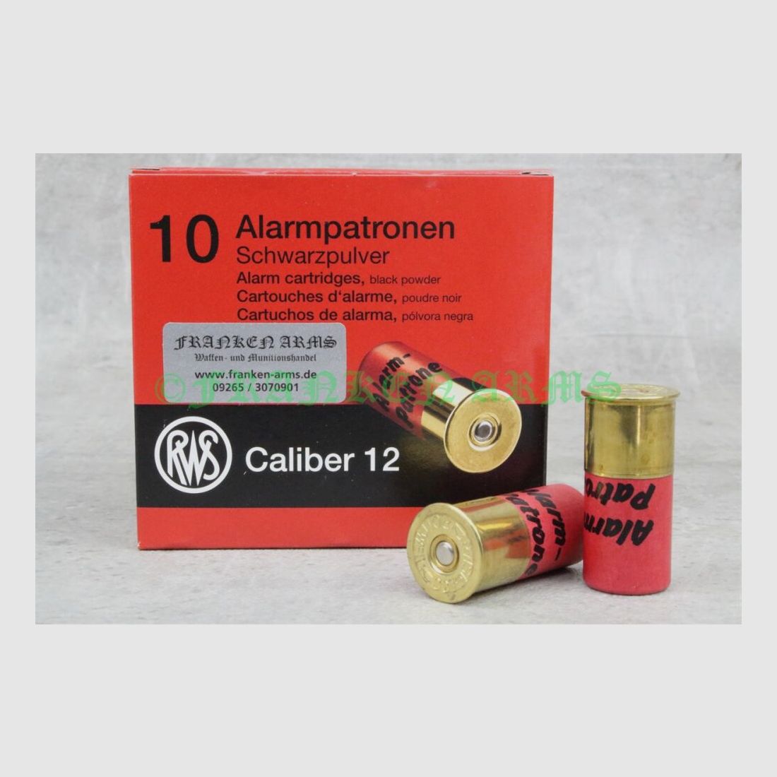 RWS alarm cartridges caliber 12